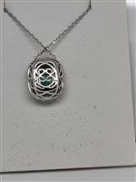 Collana Gemoro Donna Smeraldi in Oro bianco Smeraldo 0.63 Ct TPC215B.SM - TPC215B.SM